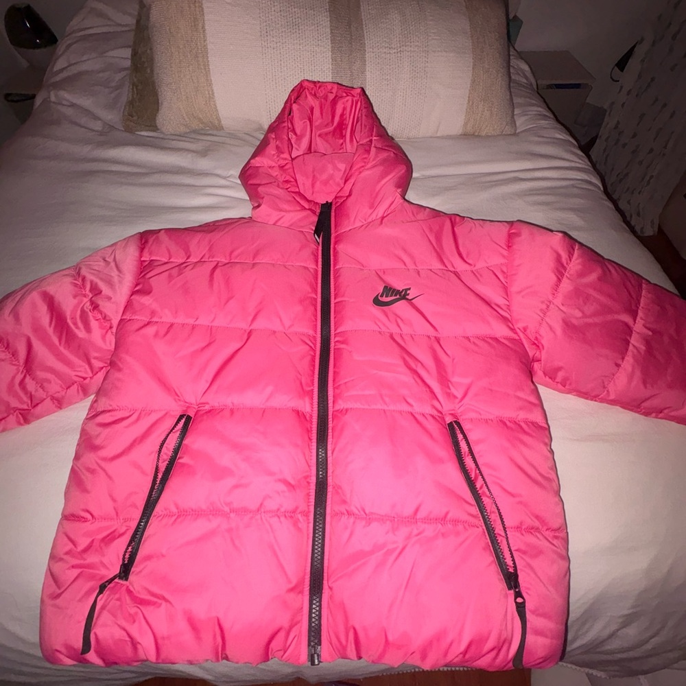 Nike Bright Pink Hooded Jacket